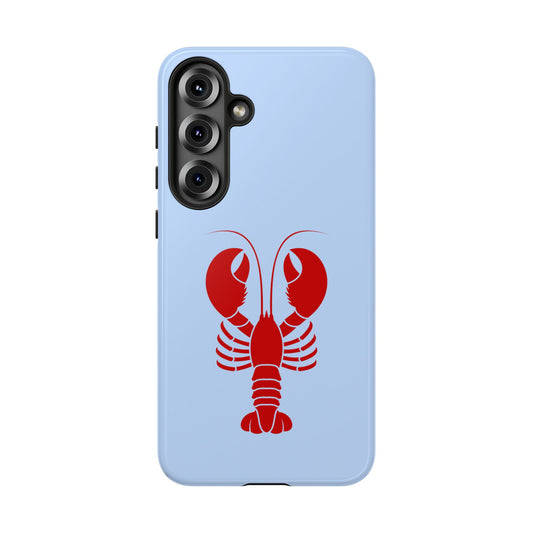 Red Lobster on Sky Blue Samsung Case