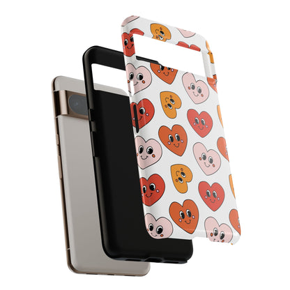 Smiley Heart Faces Google Pixel Case