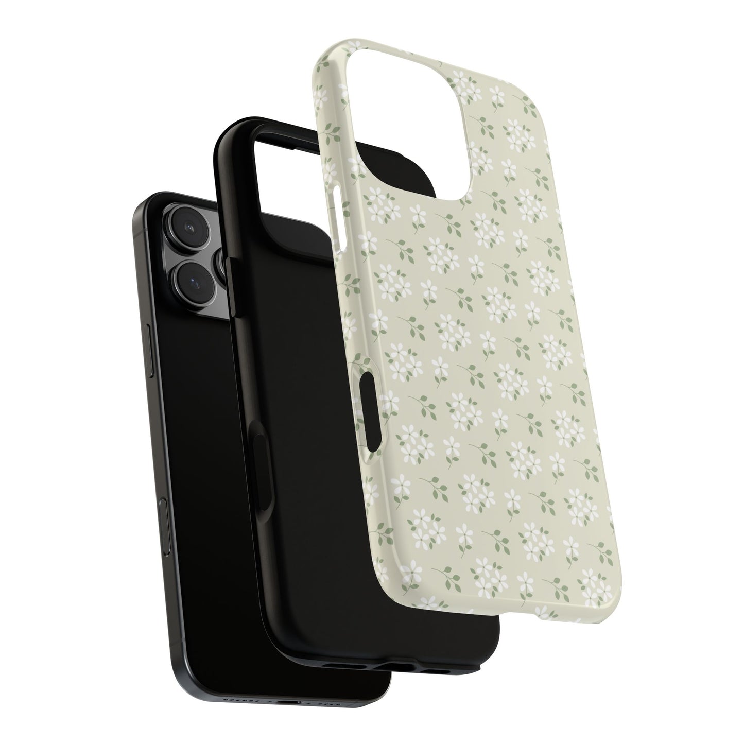 Beige Daisy Bloom iPhone Case