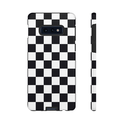Black & White Checkerboard Samsung Case