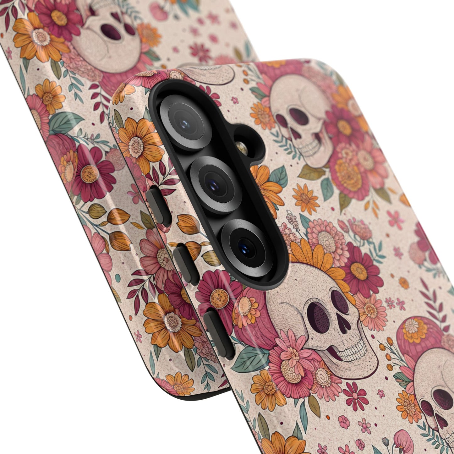 Floral Skull Samsung Case