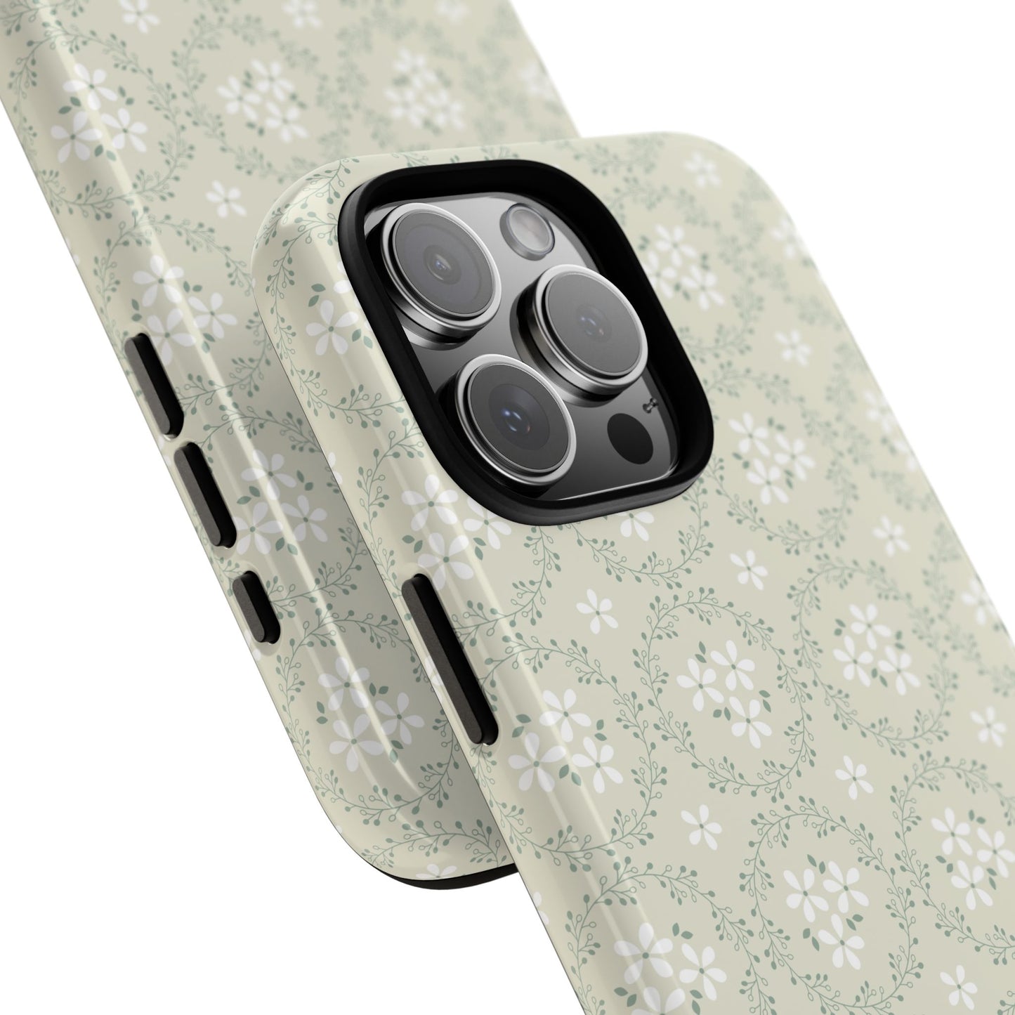 Vintage Daisy Wreath iPhone Case