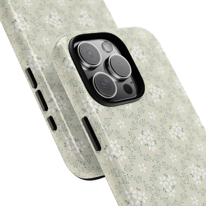Vintage Daisy Wreath iPhone Case