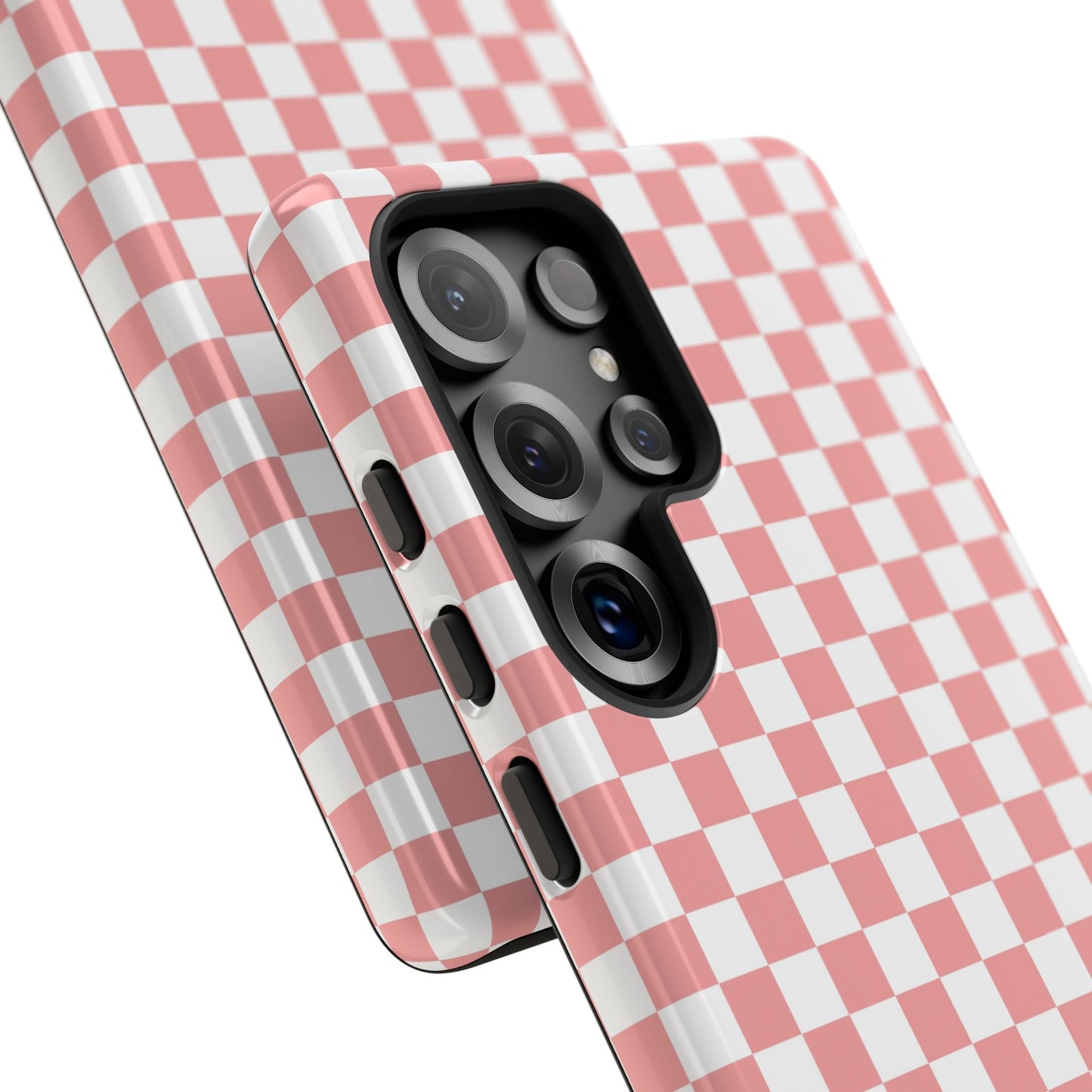 Pink Checkerboard Samsung Case