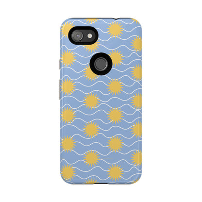Sunny Waves Blue Google Pixel Case