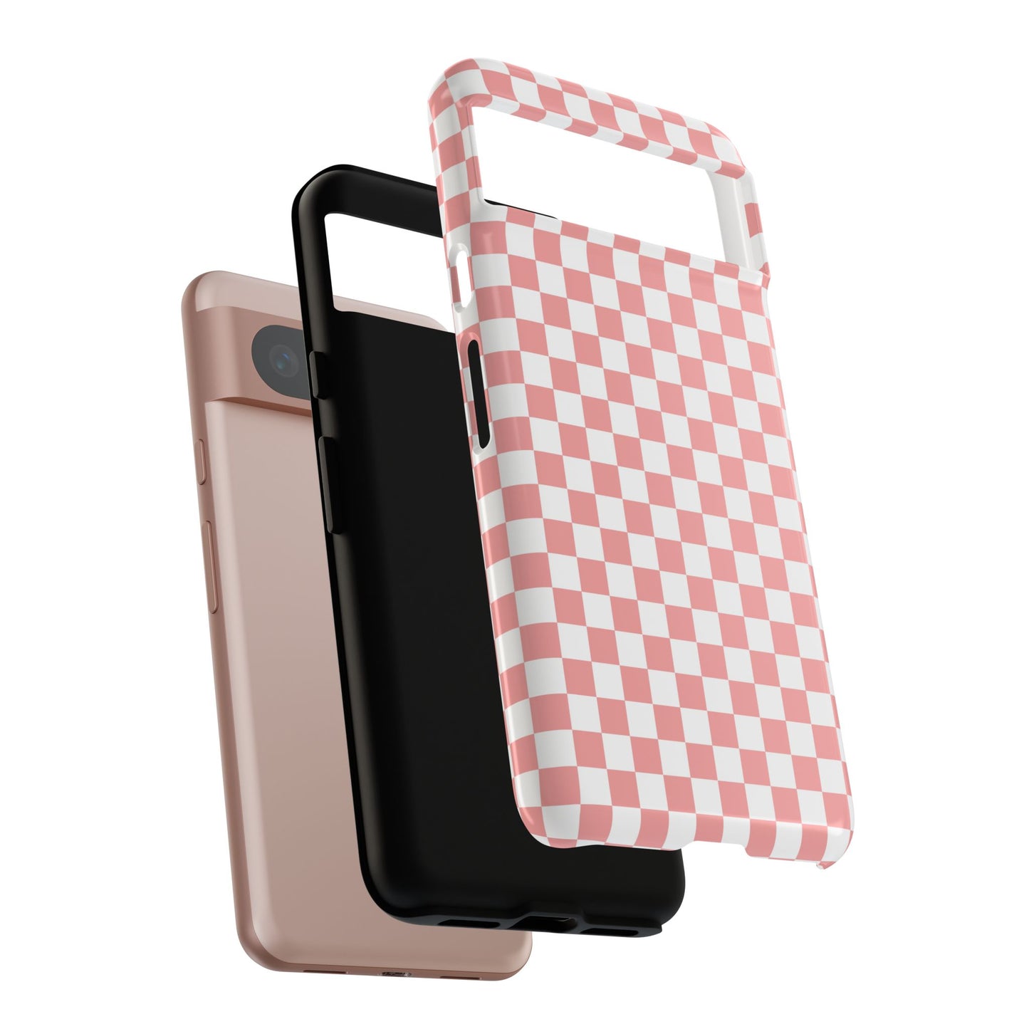 Pink Checkerboard Google Pixel Case