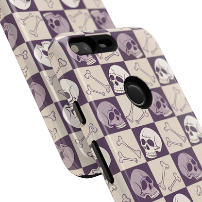 Skull & Bones Checkered Google Pixel Case