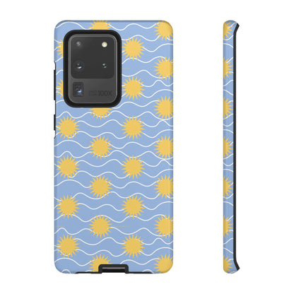Sunny Waves Blue Samsung Case