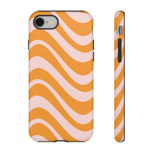 Retro Wavy Stripe iPhone Case