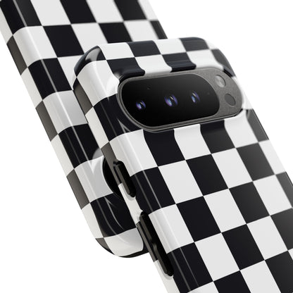 Black & White Checkerboard Google Pixel Case