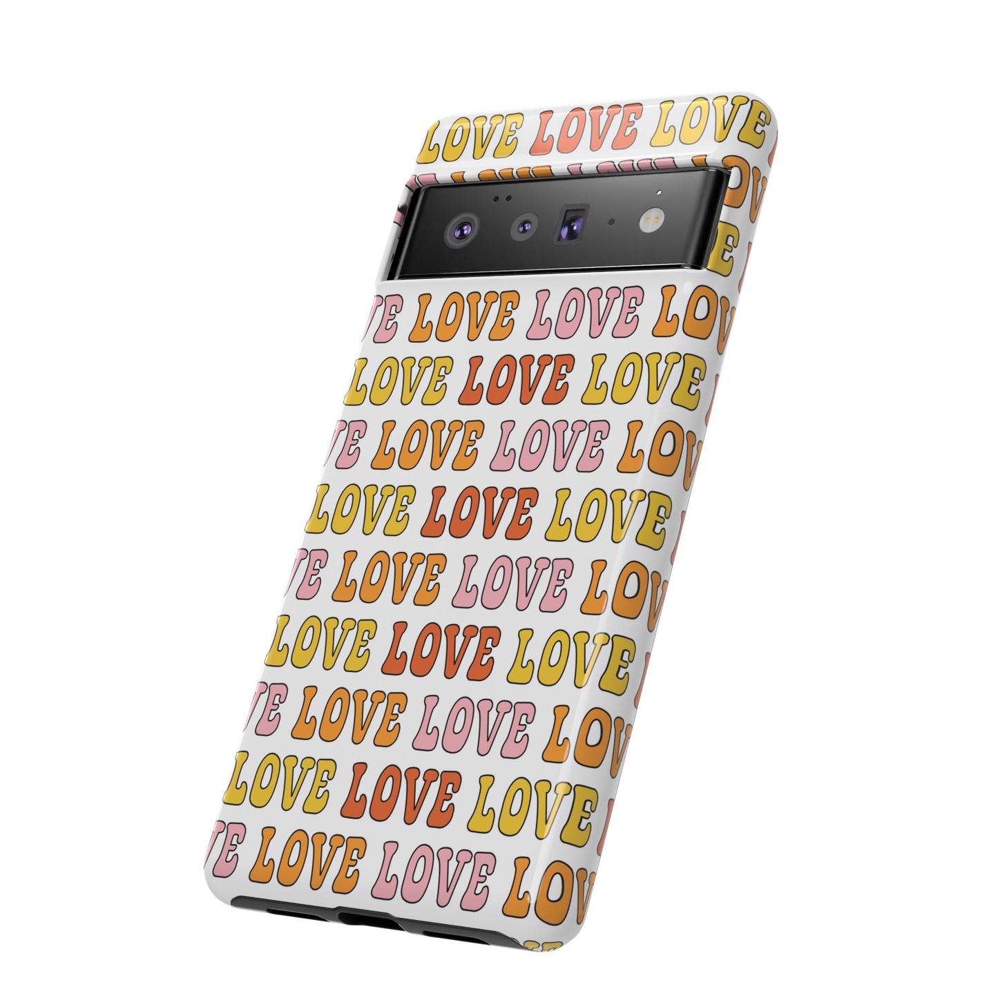 Retro LOVE Typography Google Pixel Case