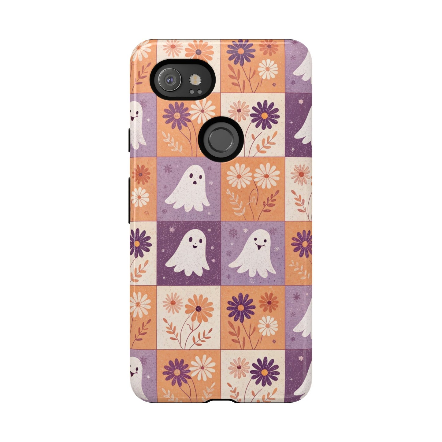 Ghost Floral Checkerboard Google Pixel Case