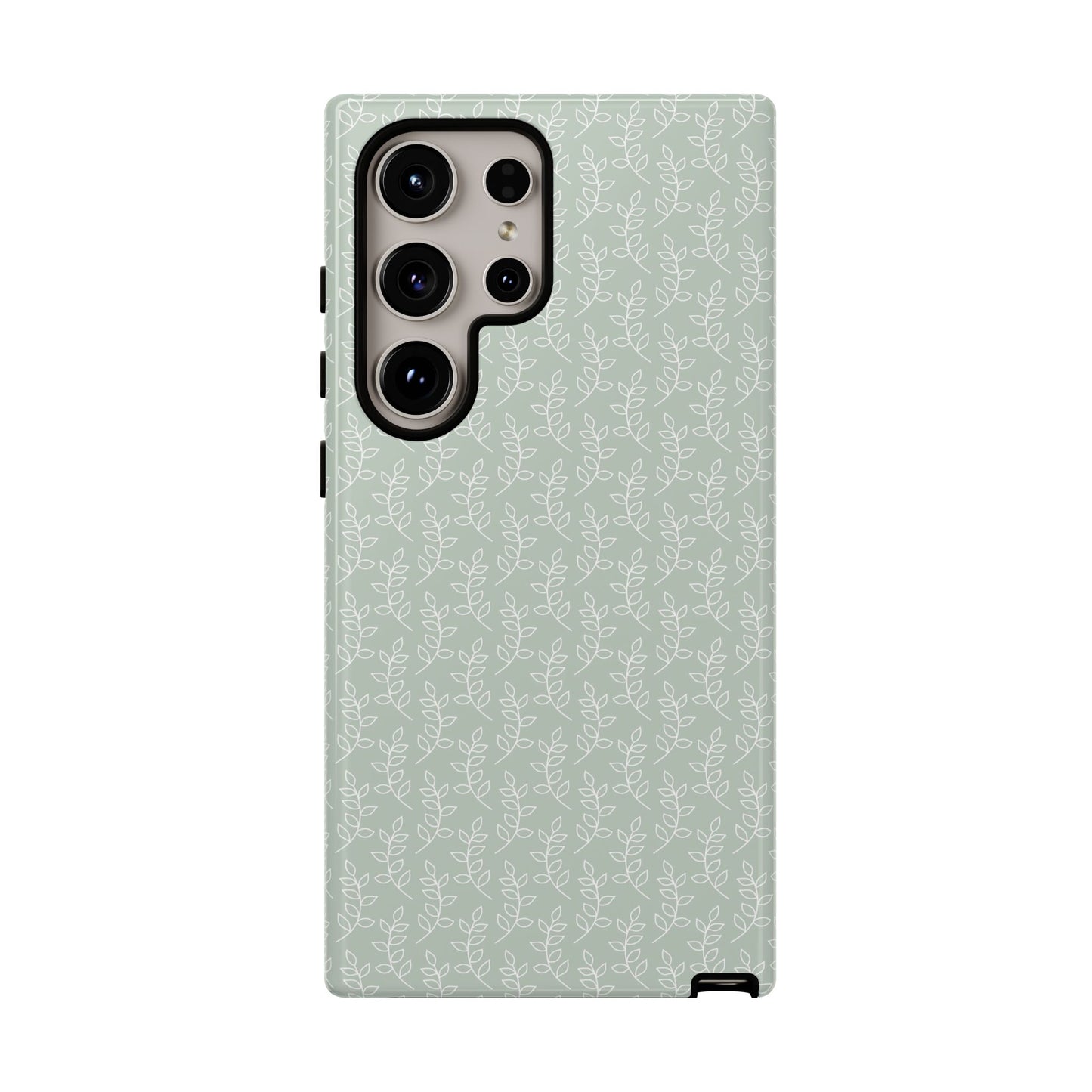 Minimal Leaf Print Samsung Case