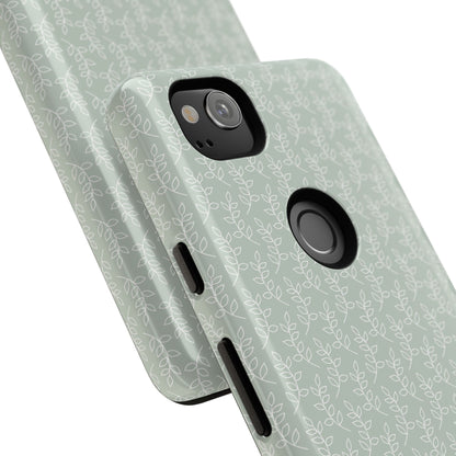 Minimal Leaf Print Google Pixel Case