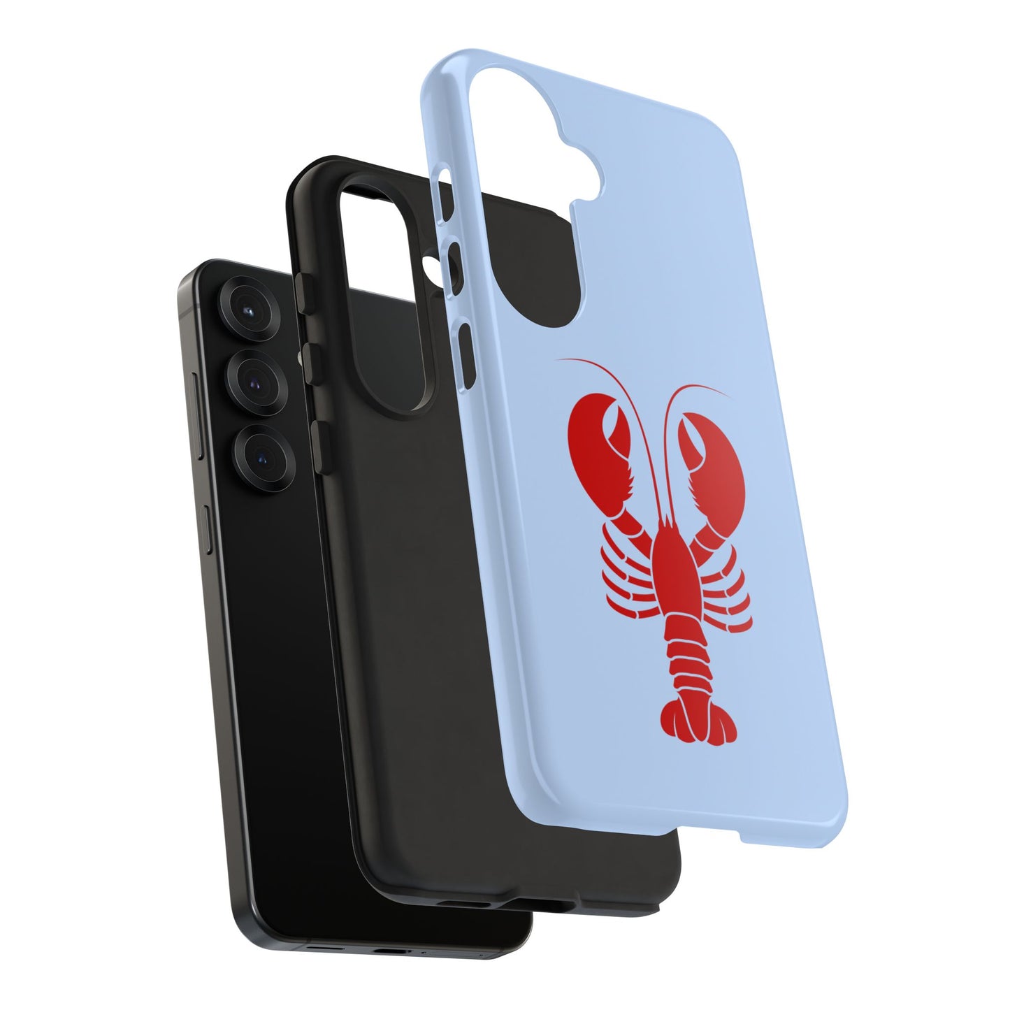 Red Lobster on Sky Blue Samsung Case
