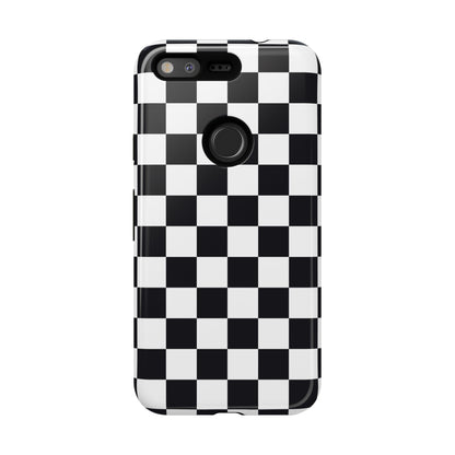 Black & White Checkerboard Google Pixel Case