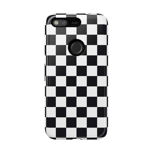 Black & White Checkerboard Google Pixel Case