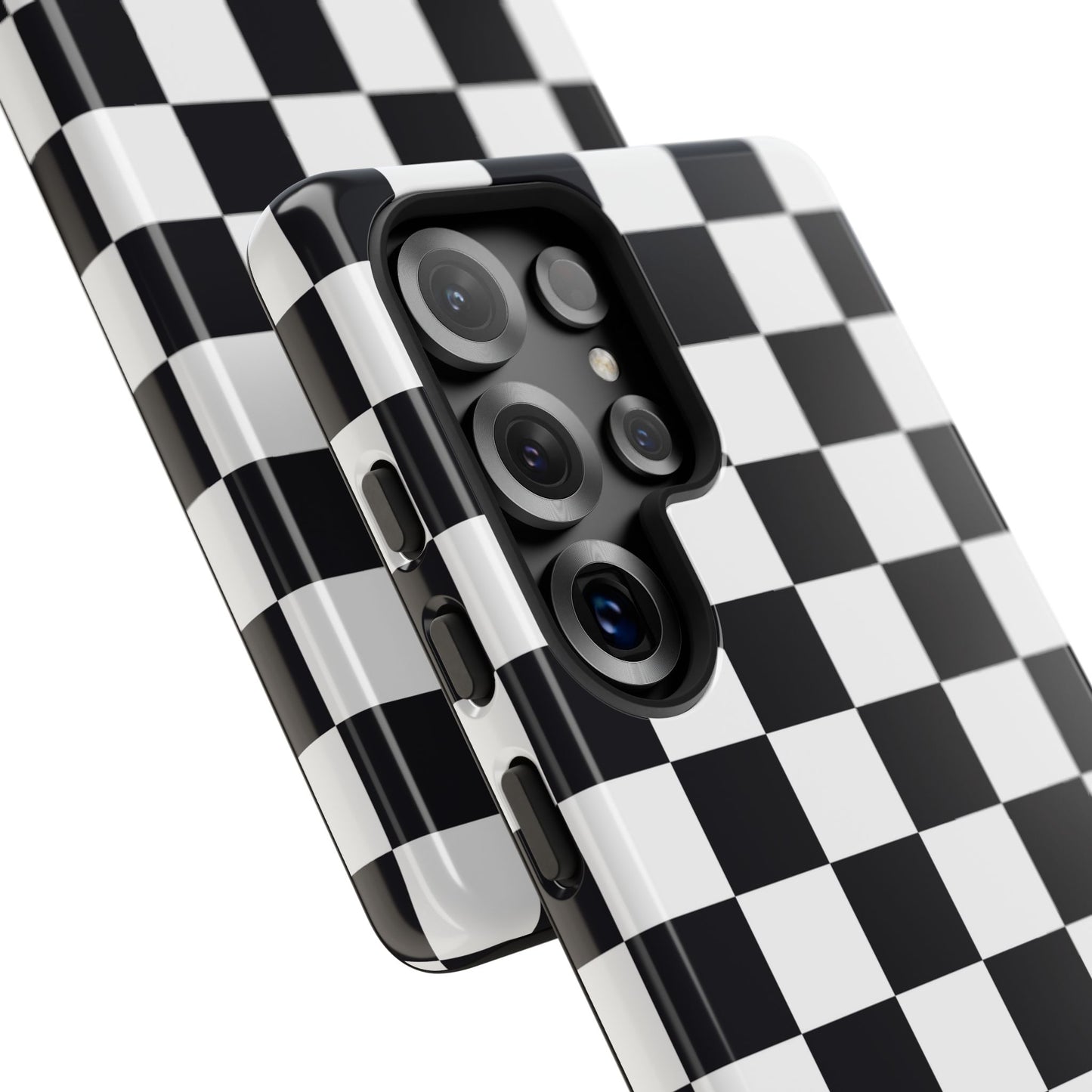 Black & White Checkerboard Samsung Case