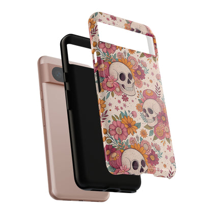 Floral Skull Google Pixel Case