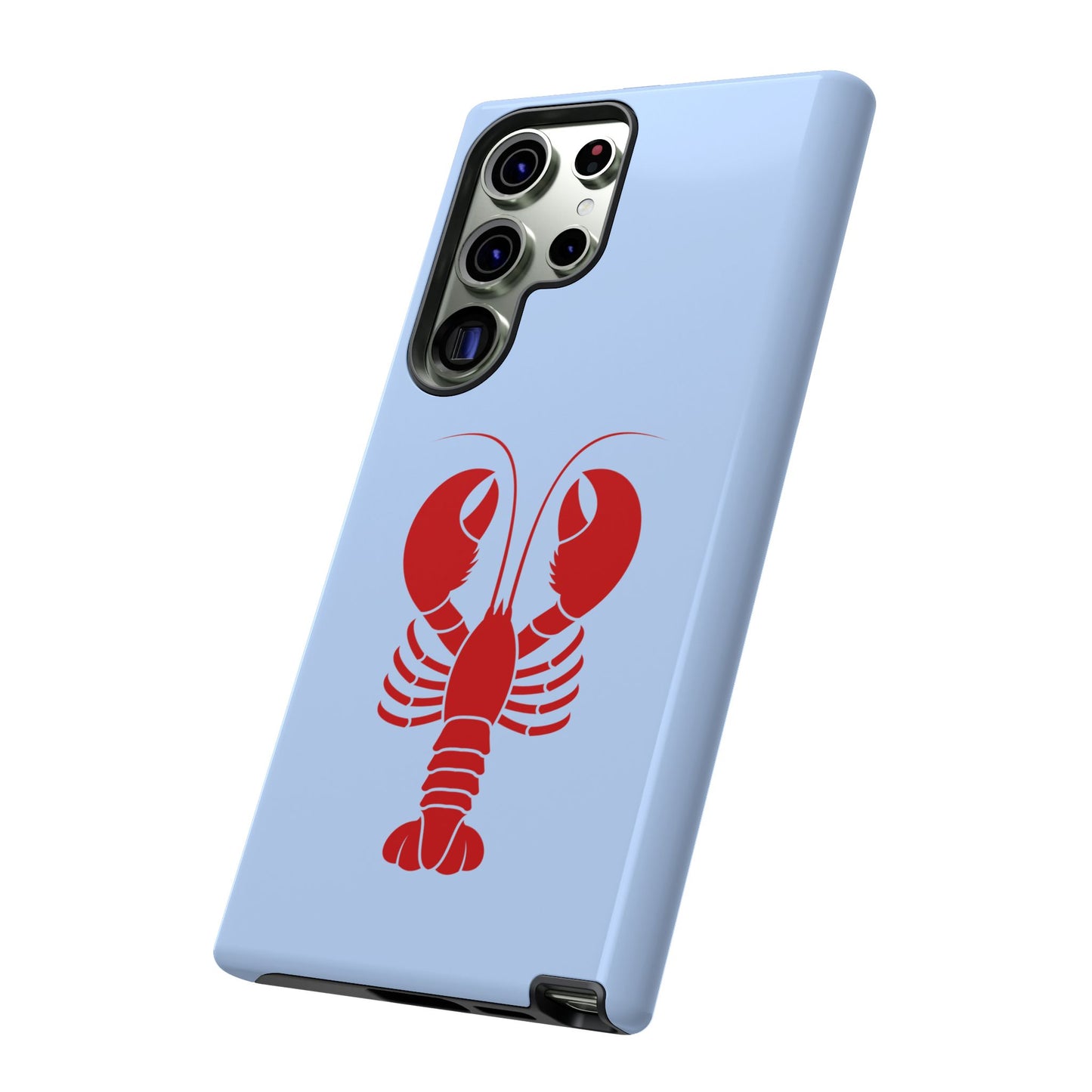 Red Lobster on Sky Blue Samsung Case