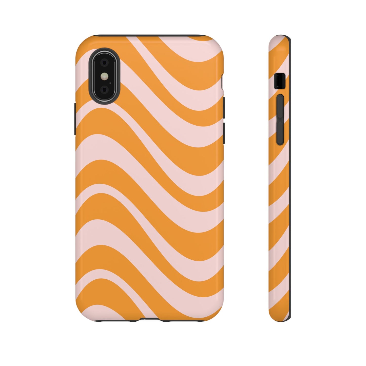 Retro Wavy Stripe iPhone Case