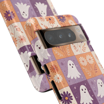 Ghost Floral Checkerboard Google Pixel Case