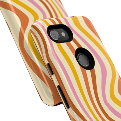 Retro Sunset Wave Google Pixel Case