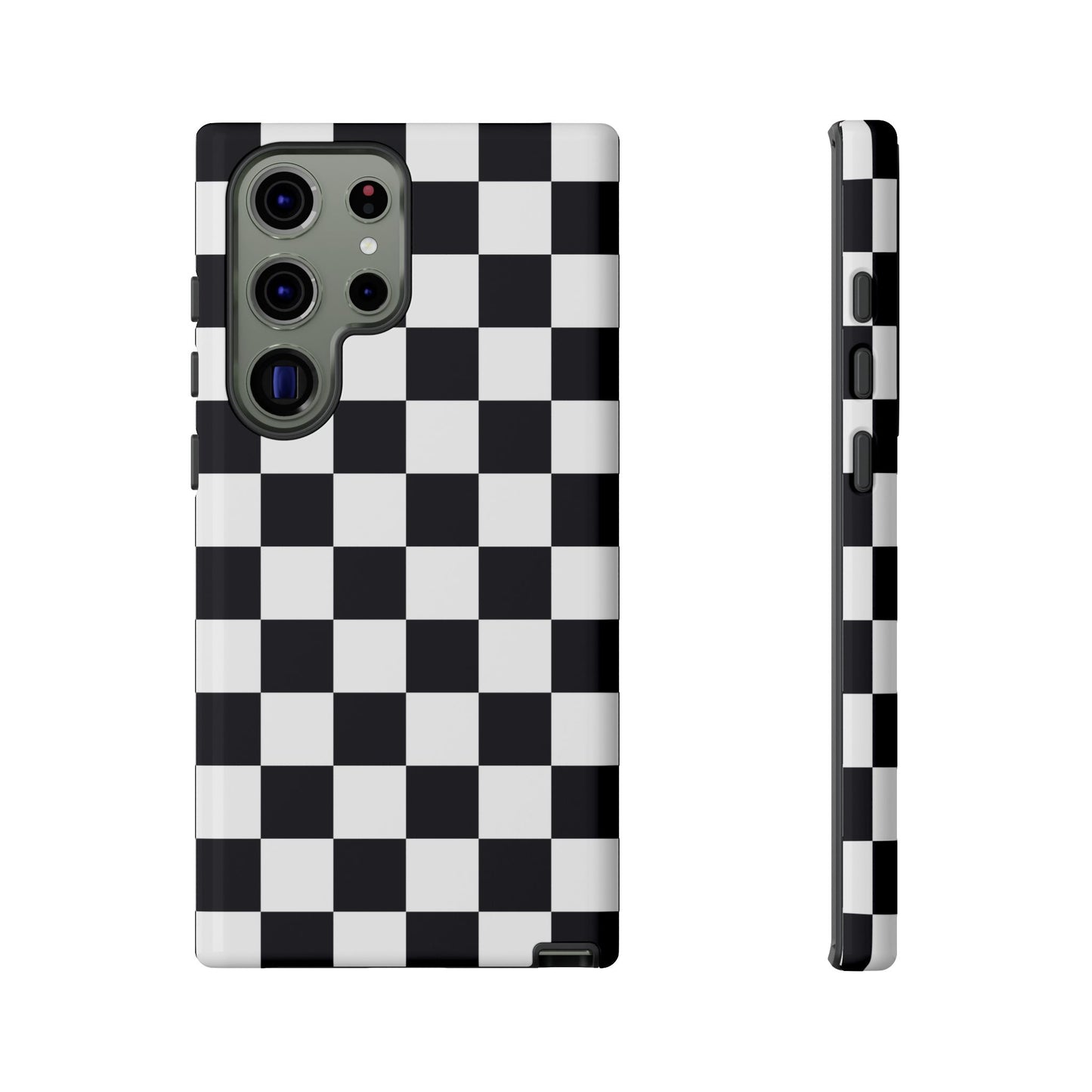 Black & White Checkerboard Samsung Case