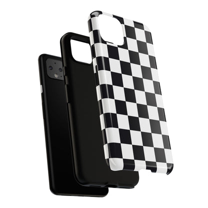 Black & White Checkerboard Google Pixel Case