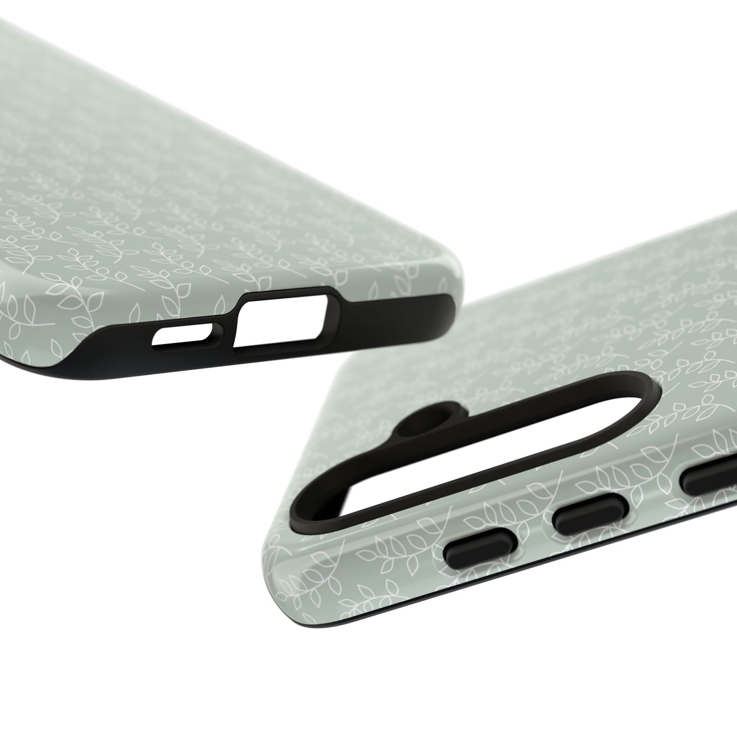 Minimal Leaf Print Samsung Case