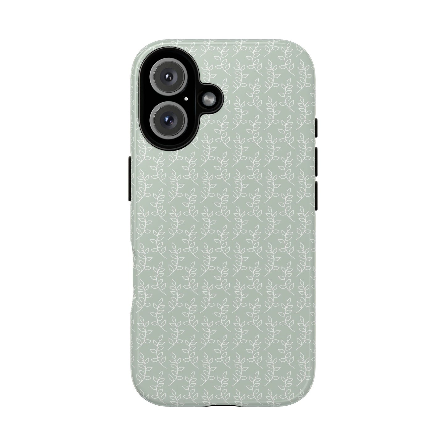 Minimal Leaf Print iPhone Case