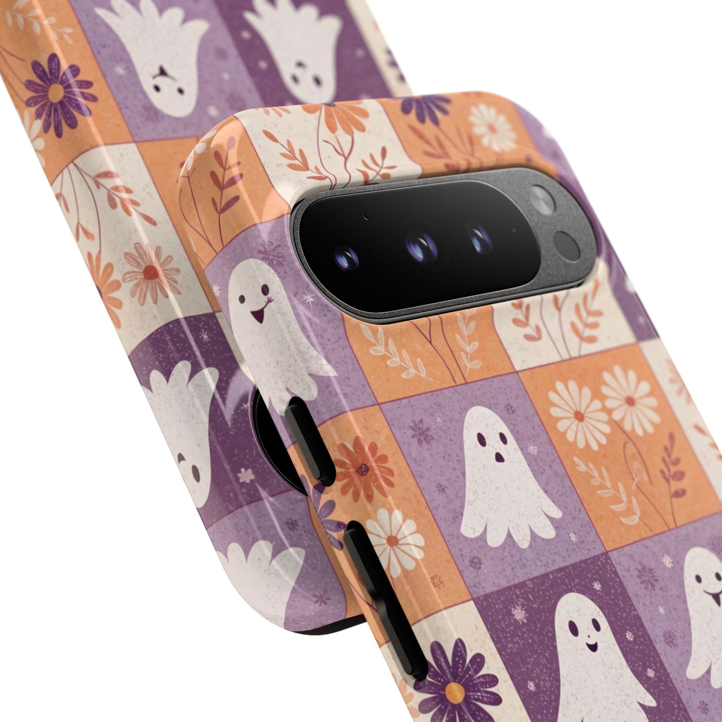 Ghost Floral Checkerboard Google Pixel Case