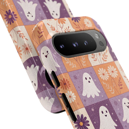 Ghost Floral Checkerboard Google Pixel Case