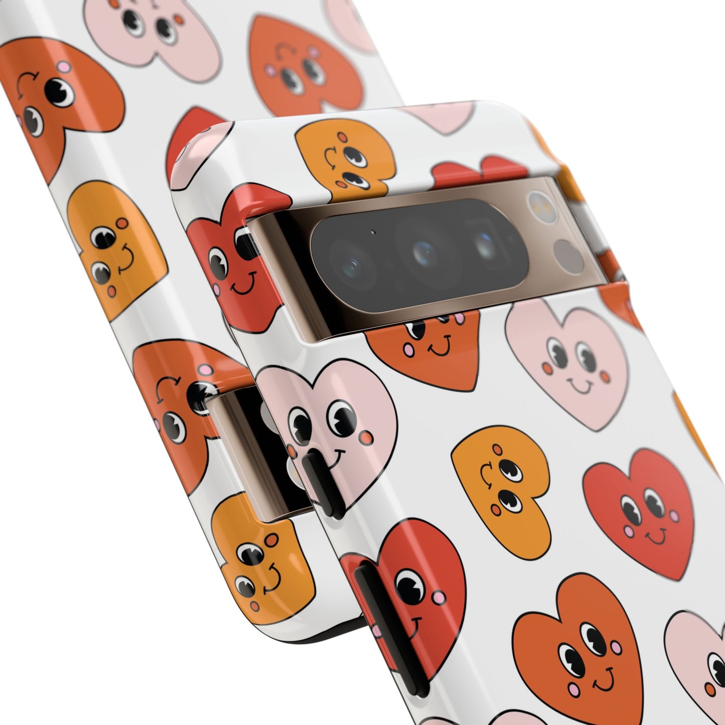 Smiley Heart Faces Google Pixel Case