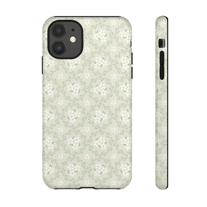 Vintage Daisy Wreath iPhone Case