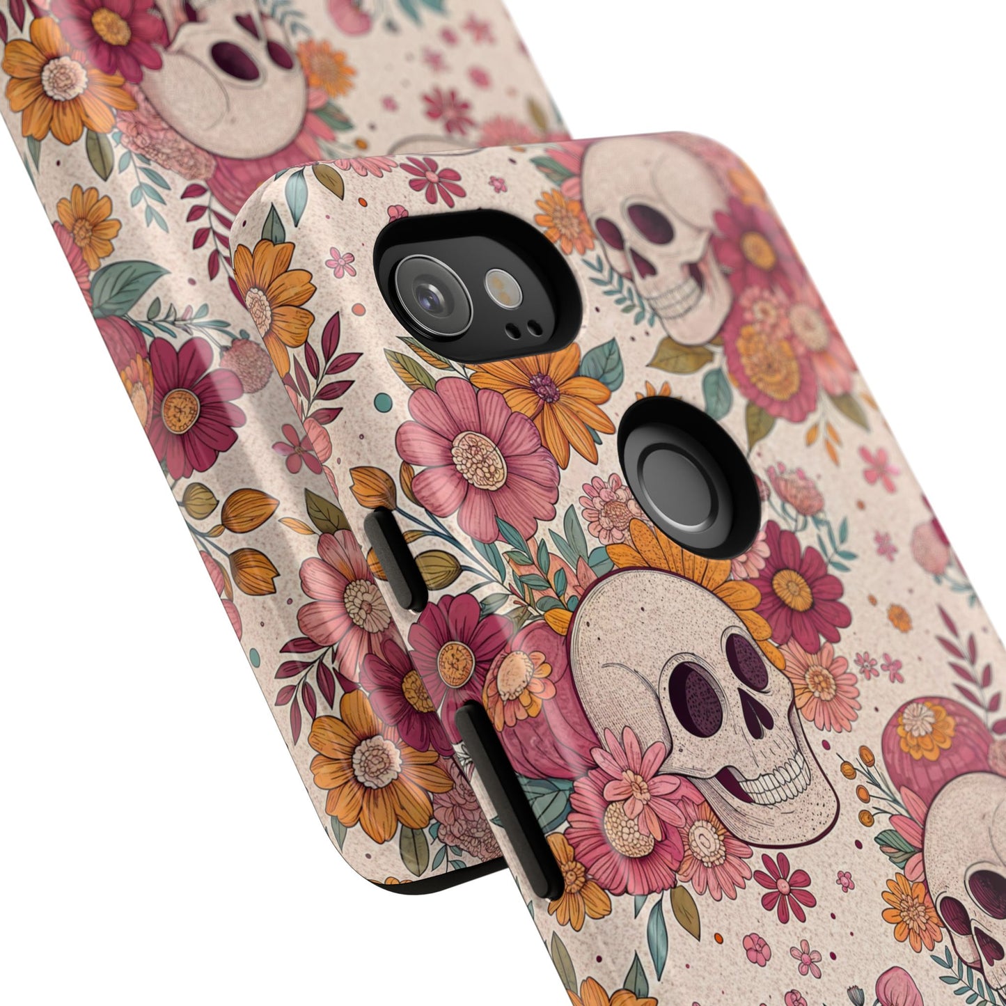 Floral Skull Google Pixel Case