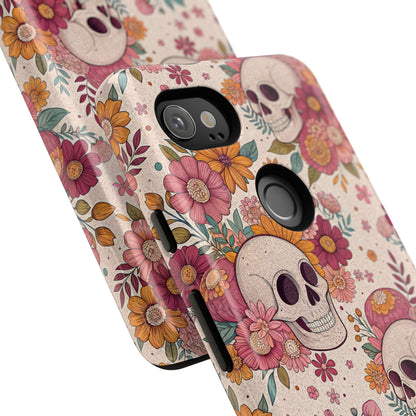Floral Skull Google Pixel Case