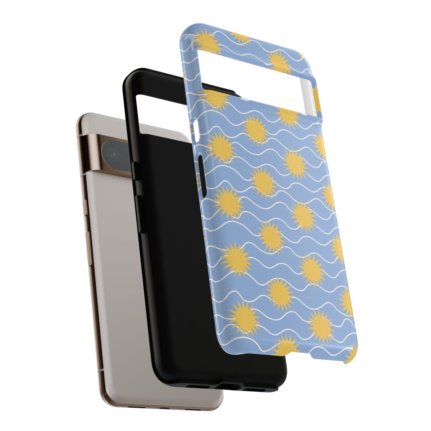 Sunny Waves Blue Google Pixel Case