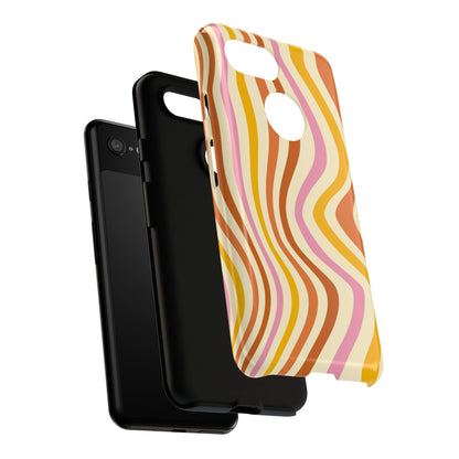 Retro Sunset Wave Google Pixel Case