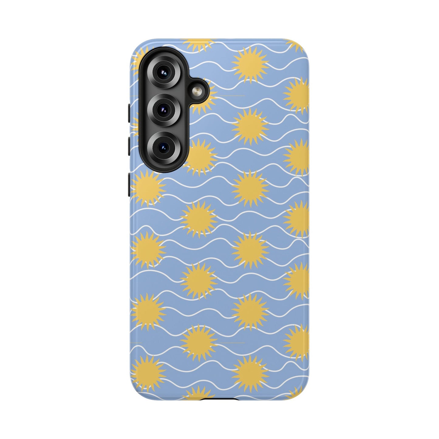 Sunny Waves Blue Samsung Case