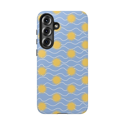 Sunny Waves Blue Samsung Case