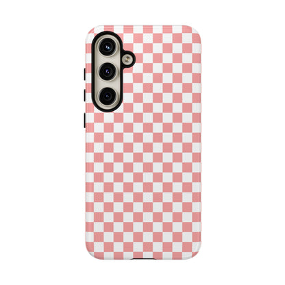 Pink Checkerboard Samsung Case