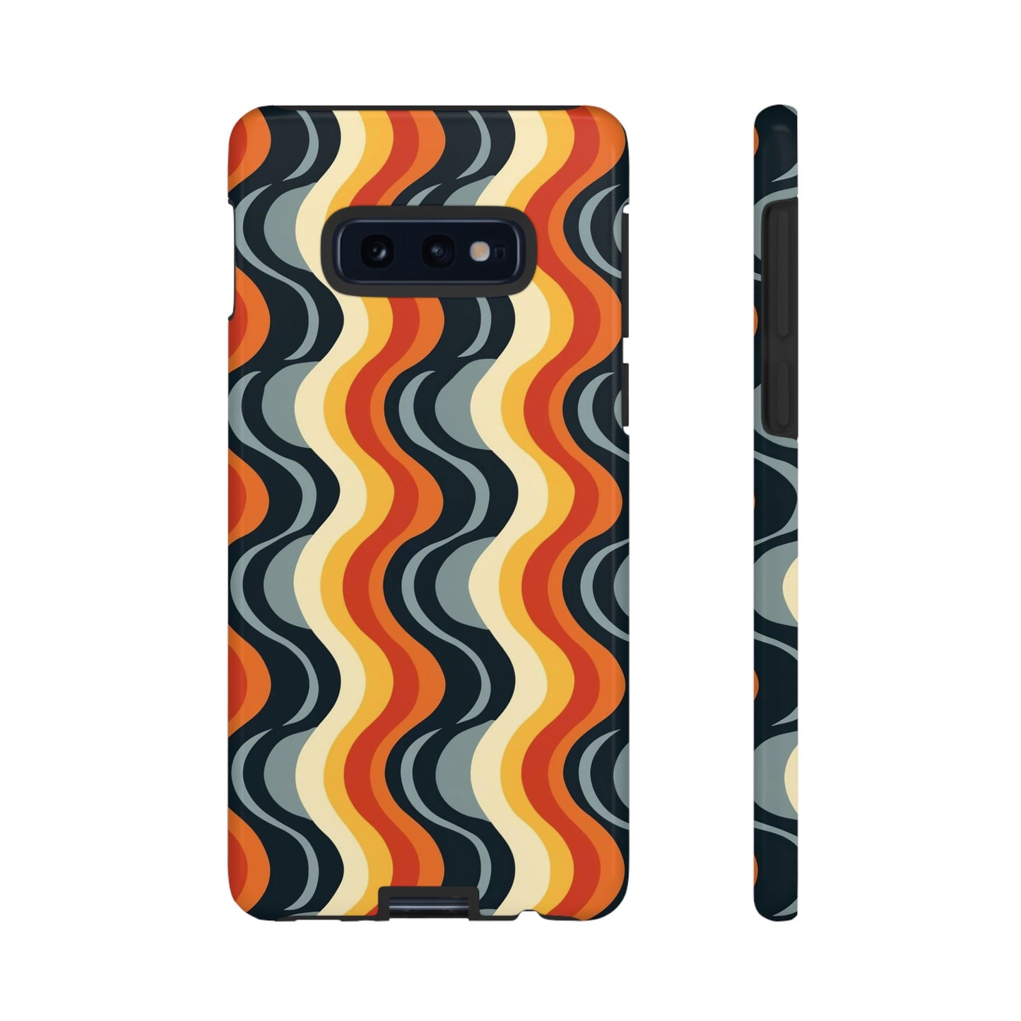 Retro Wavy Stripe Samsung Phone Case
