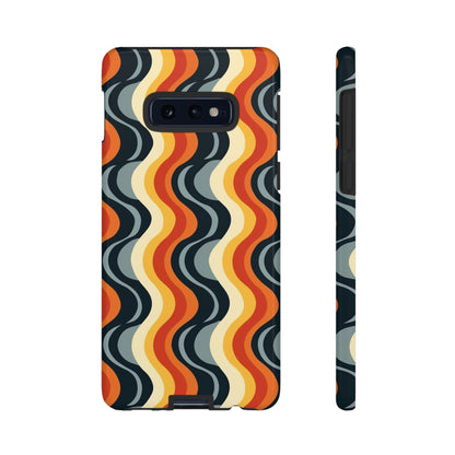 Retro Wavy Stripe Samsung Phone Case