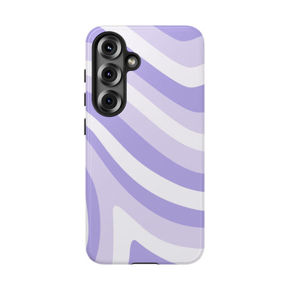 Lavender Wave Abstract Samsung Case