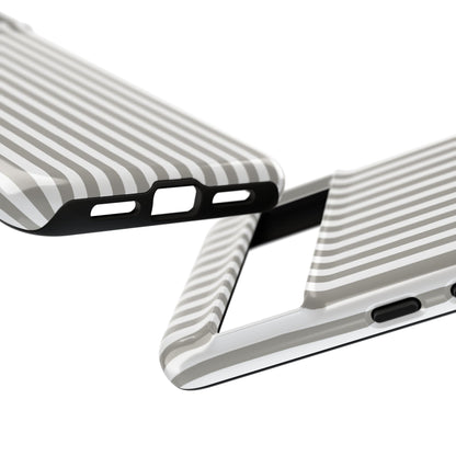 Gray & White Stripe Google Pixel Case
