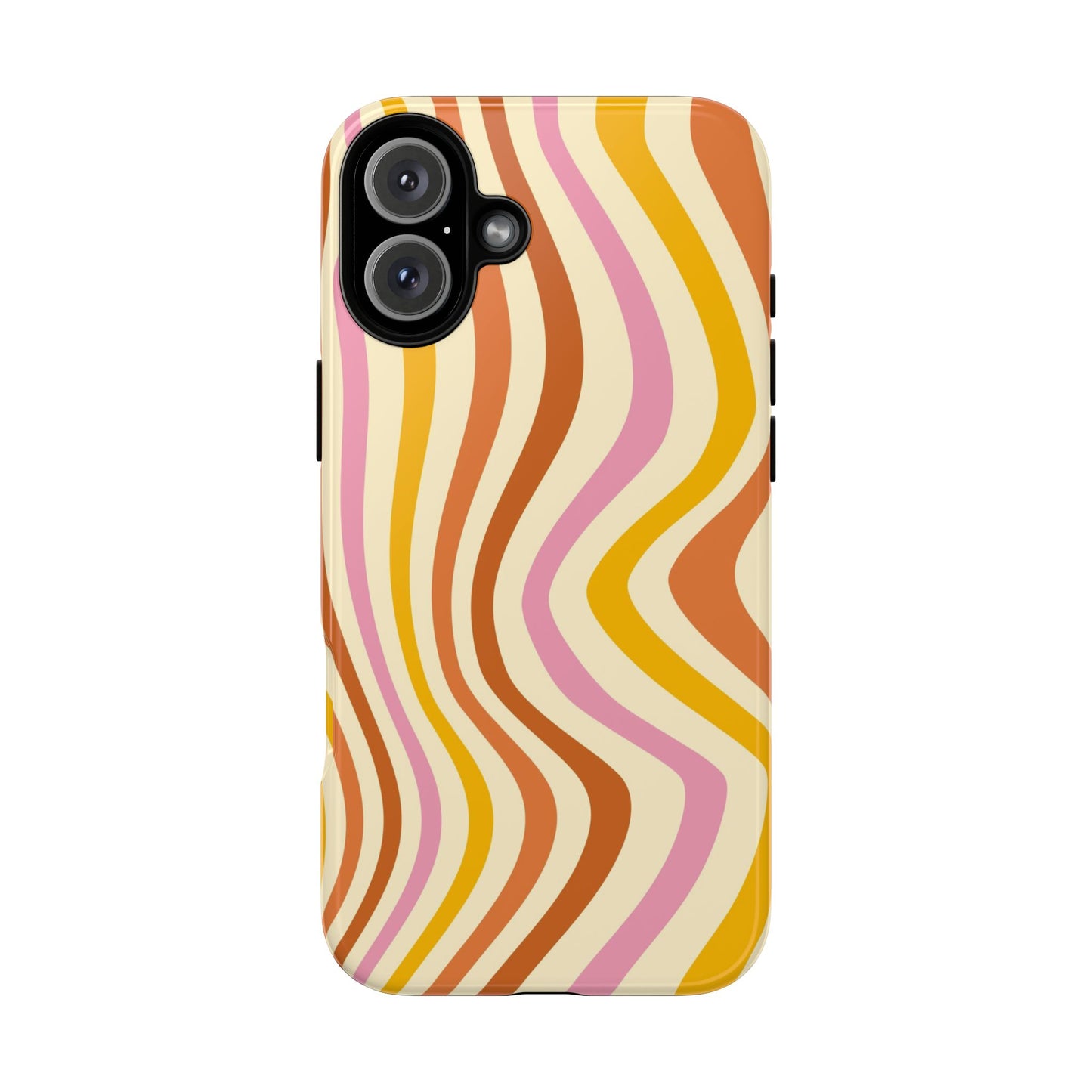 Retro Sunset Wave iPhone Case