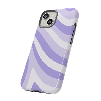 Lavender Wave Abstract iPhone Case