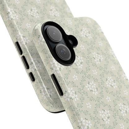Vintage Daisy Wreath iPhone Case