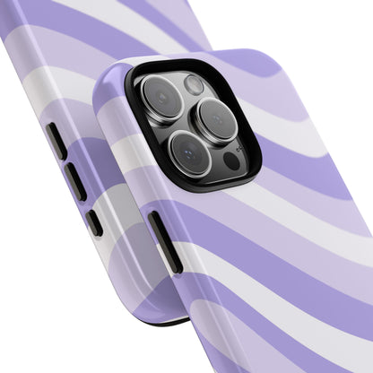 Lavender Wave Abstract iPhone Case